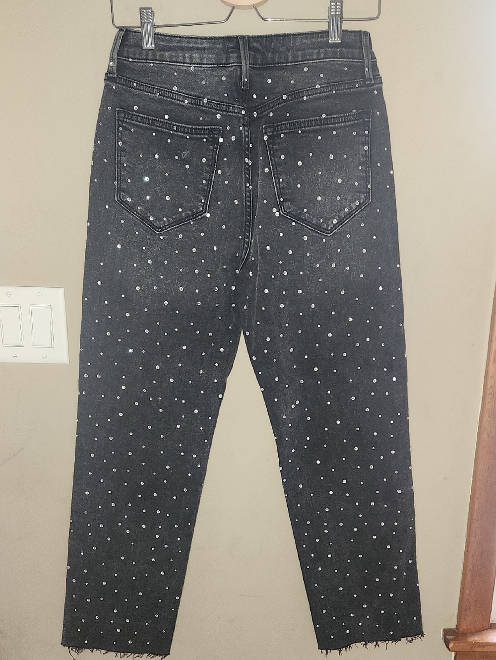 NWT DRIFTWOOD Royce‎ After Party High Waist Crystal Embellished Jeans Size 26 - Picture 9 of 15